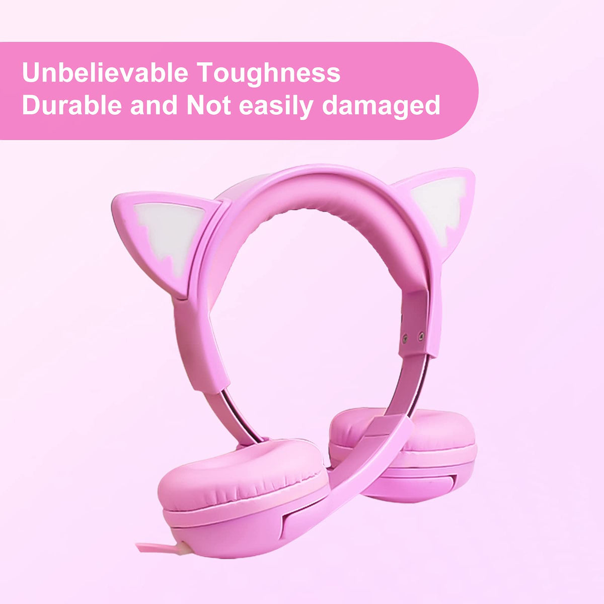 Olyre 85dB volume-limited headphones designed for safe listening