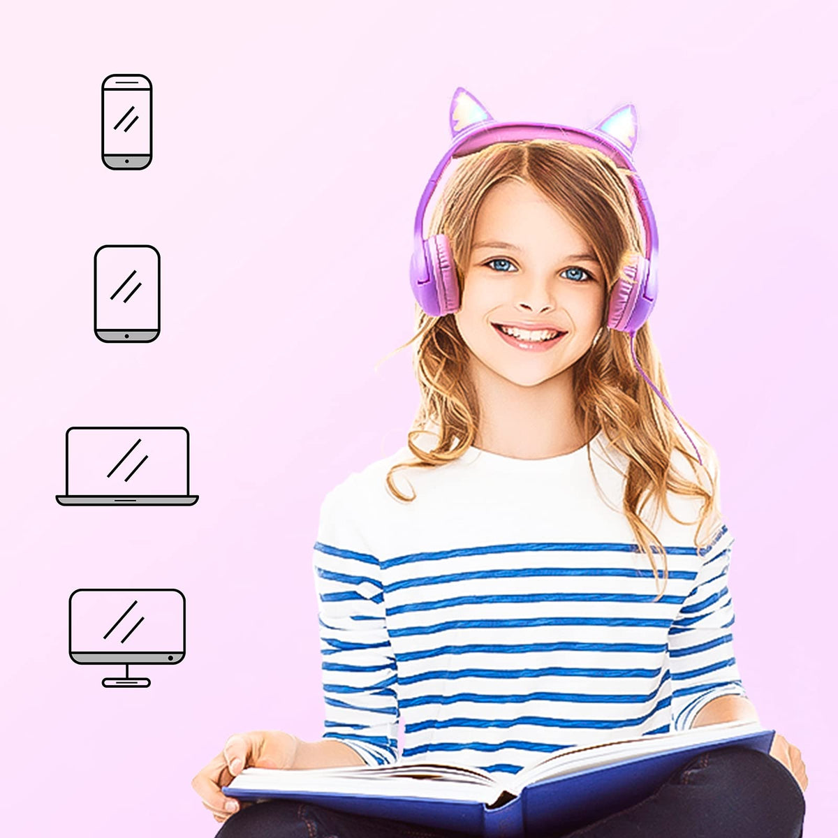 Olyre airplane-ready headphones for travel and school days