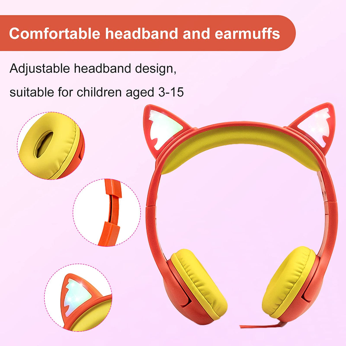 Olyre Kids Headphones are durable and kid-friendly for everyday use.