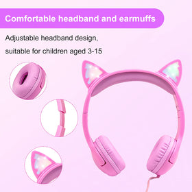 Olyre soft ear cushions on on-ear design for comfortable wear