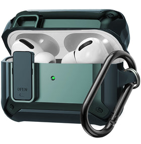Olytop AirPods Pro Armor Case charging cutouts without removal