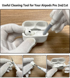 Olytop AirPods Pro Armor Case close-up of textured surface for grip