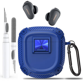 Olytop Bose QC Ultra case cover with lock clip protecting earbuds on the go
