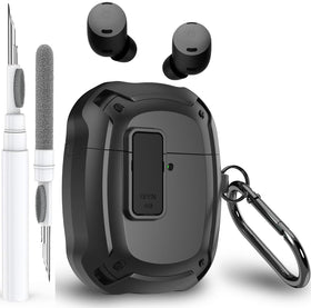 Olytop Google Pixel Buds Pro 2 case front view showing rugged protection
