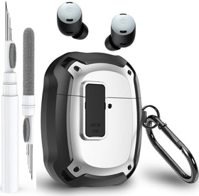 Olytop Pixel Buds Pro 2 case cover with lock close-up showing secure closure.