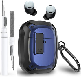 Olytop Pixel Buds Pro 2 case with lock clip keeps buds secure on the go.