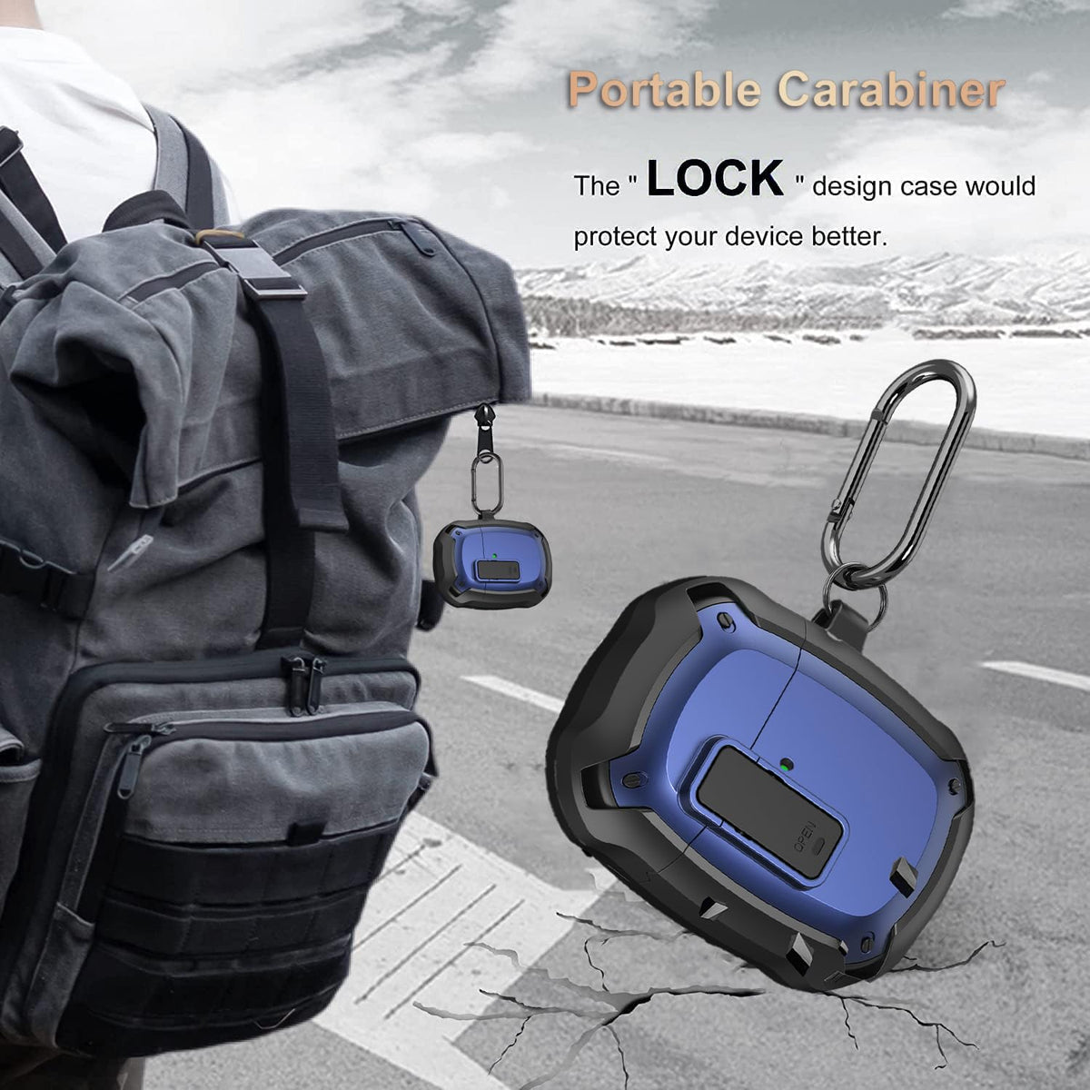 Olytop Pixel Buds Pro case includes cleaning tools.