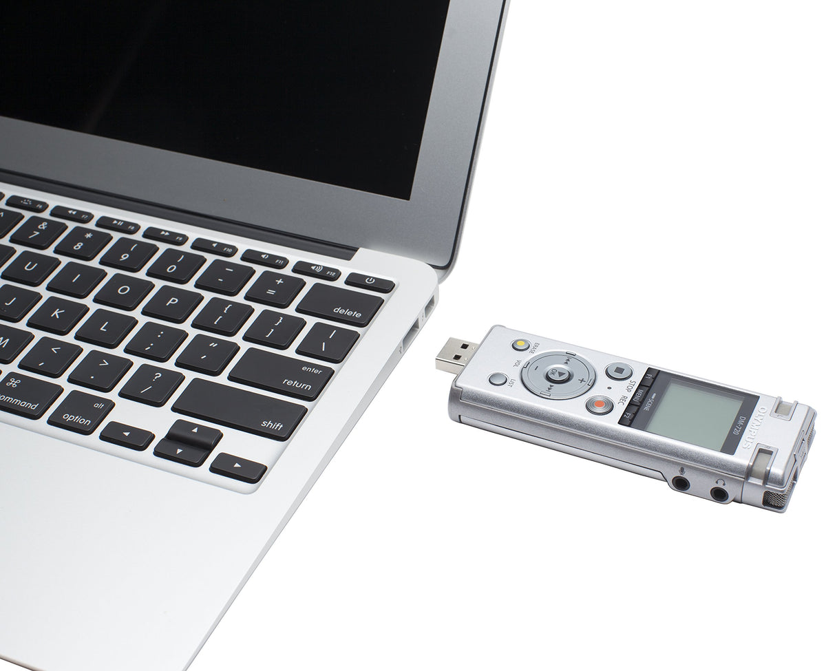 OM SYSTEM DM-720 side profile emphasizes compact metal body for discreet captures.