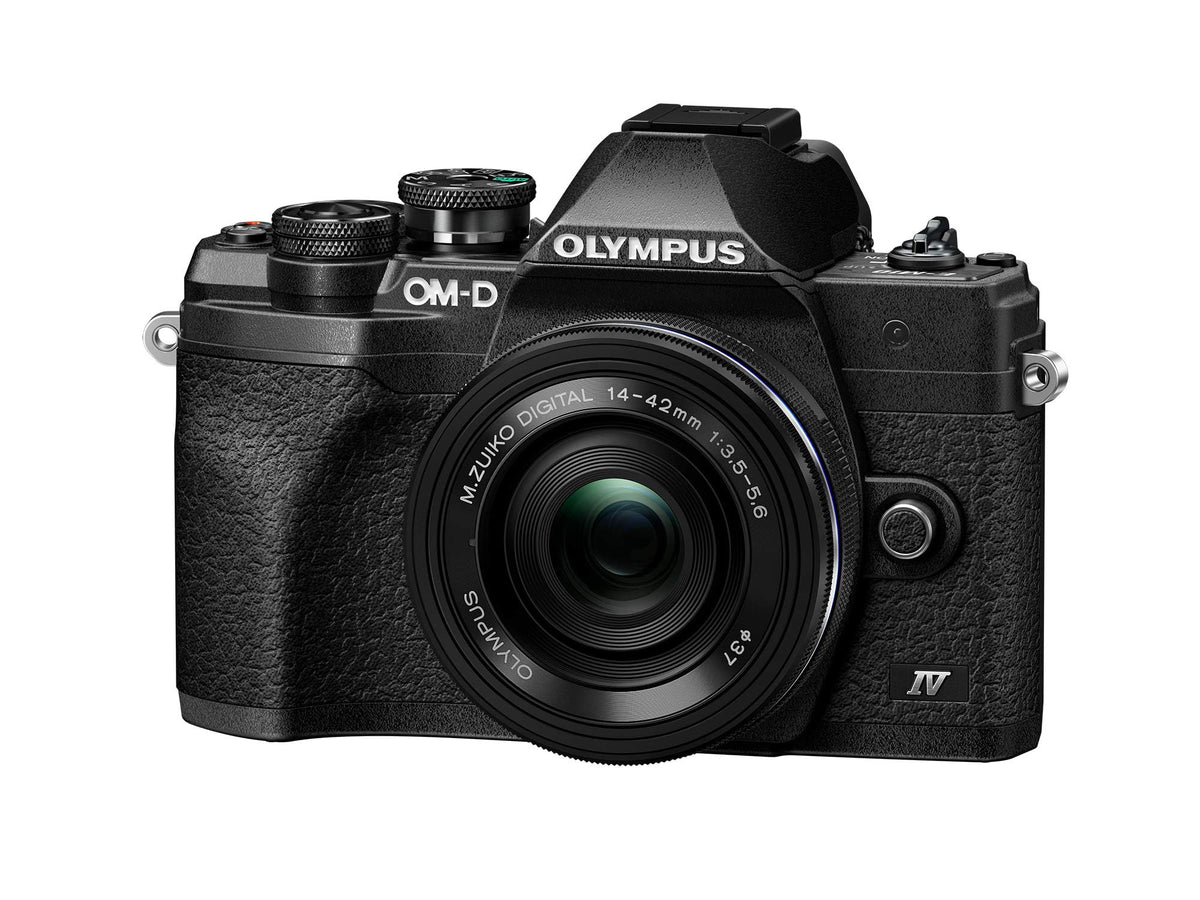 OM SYSTEM E-M10 Mark IV back view with quick-access controls