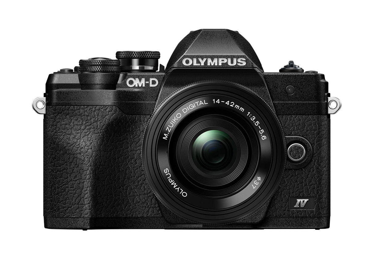 OM SYSTEM E-M10 Mark IV front view for portable everyday photography