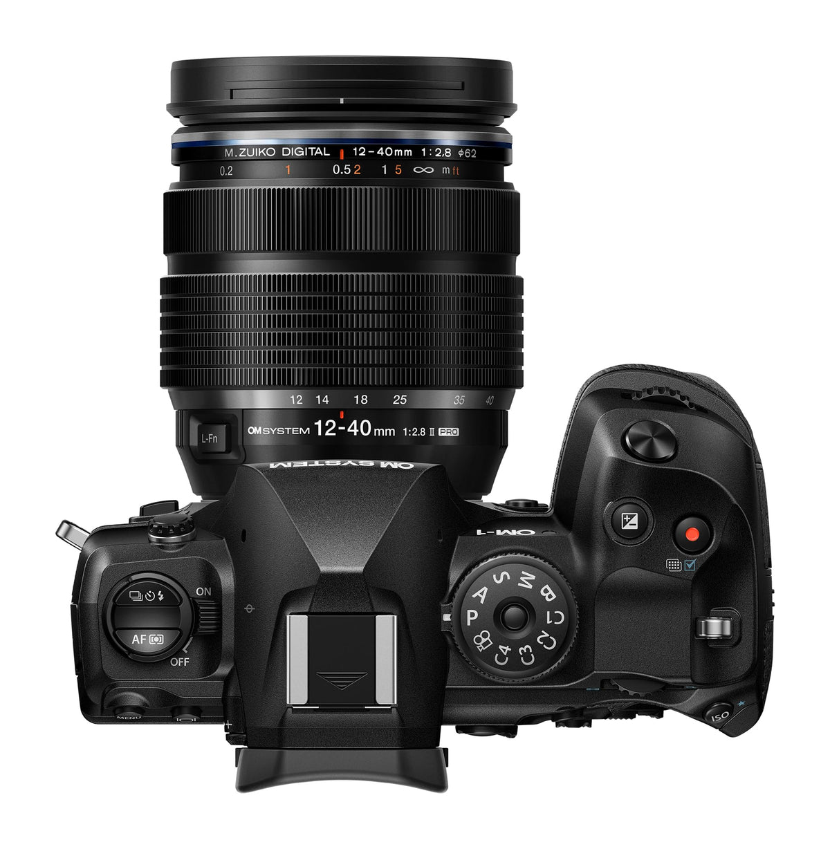 OM System OM-1 Mark II with the 12-40mm PRO II lens attached for versatile outdoor photography.