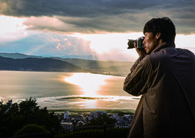 OM SYSTEM OM-3 silver EVF view displays clear framing for precise composition