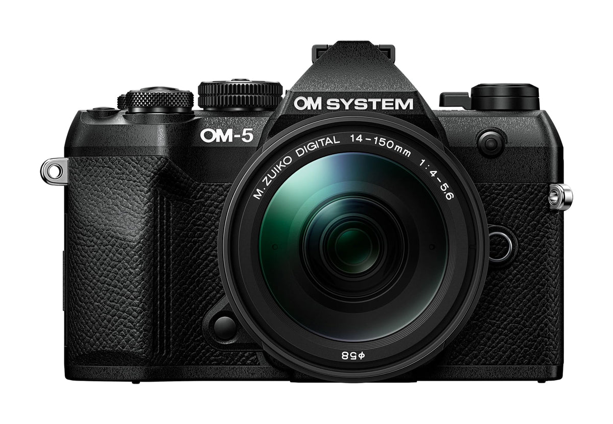 OM SYSTEM OM-5 Mark II body in rugged outdoors, lightweight for travel