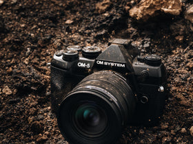 OM SYSTEM OM-5 Mark II with 12-45mm lens enables versatile outdoor framing.