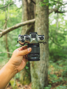 OM SYSTEM OM-5 Mark II SLV with 14-150mm lens, ideal compact travel companion