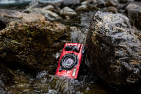 OM SYSTEM TG-7 red vertical video mode enables creative upright clips.