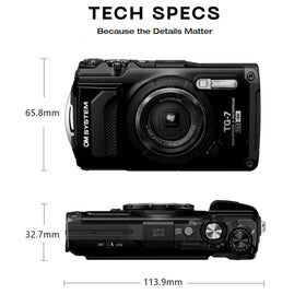 OM SYSTEM Tough TG-7 durability shot showcasing dustproof and shockproof ruggedness
