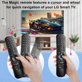 OMAIC LG compatibility chart showing supported remotes and models