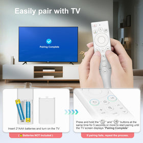 OMAIC remote with no solar charging feature and replaceable batteries