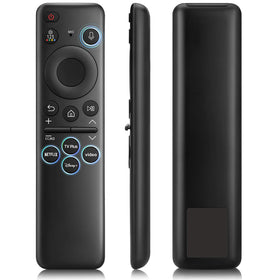 OMAIC rechargeable voice remote front view showing sleek design and quick USB-C charging.