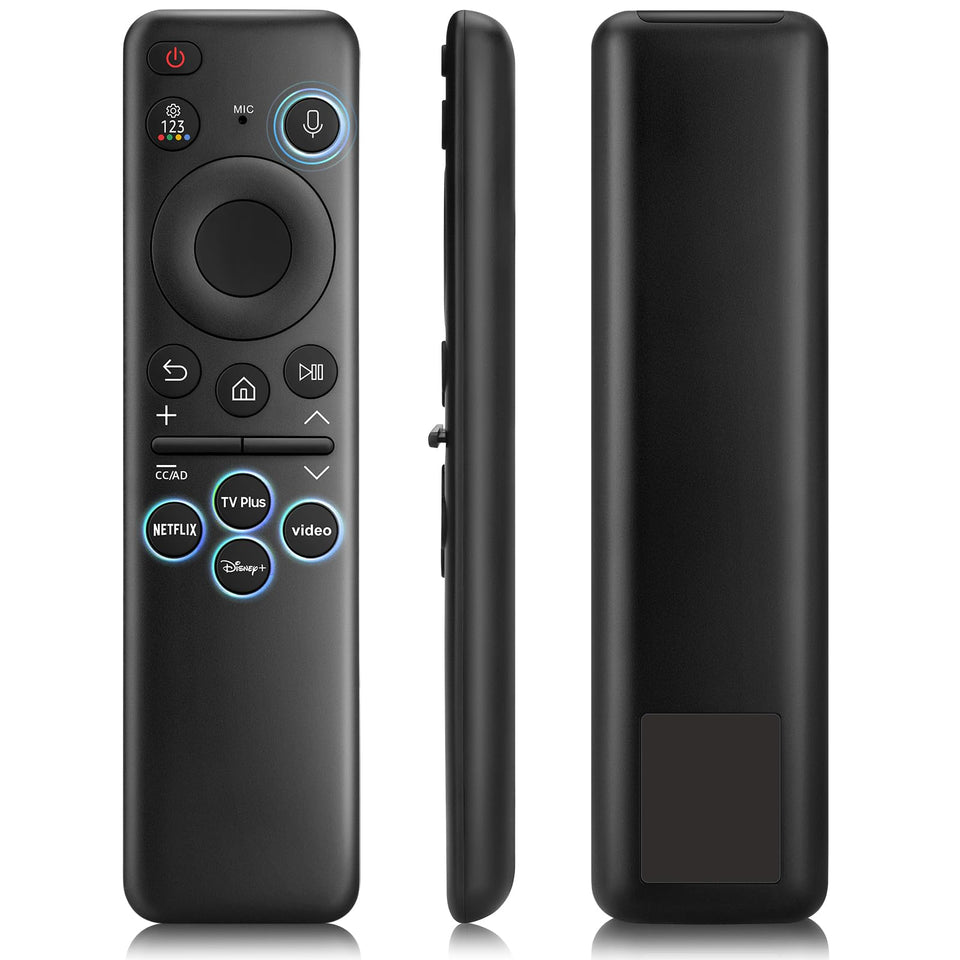 OMAIC rechargeable voice remote front view showing sleek design and quick USB-C charging.