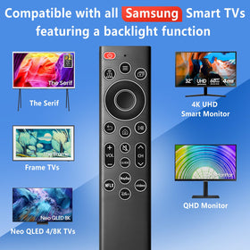 OMAIC remote backlight in dark showing soft glow for nighttime visibility