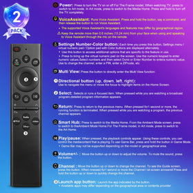 OMAIC remote slim side profile showing compact design for easy handling and storage