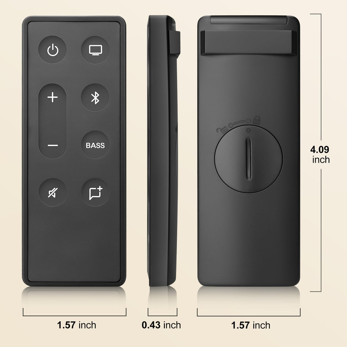 OMAIC replacement remote in packaging ready to use immediately after purchase.