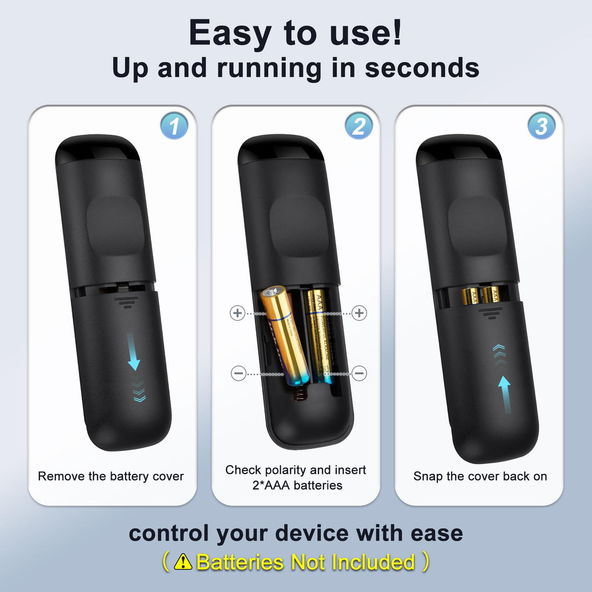OMAIC Roku remote 1-click shortcuts to Netflix Disney+ Hulu and Sling