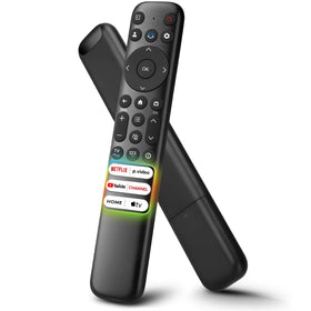OMAIC RC813 remote front view showing universal TCL compatibility with QM/Q series.