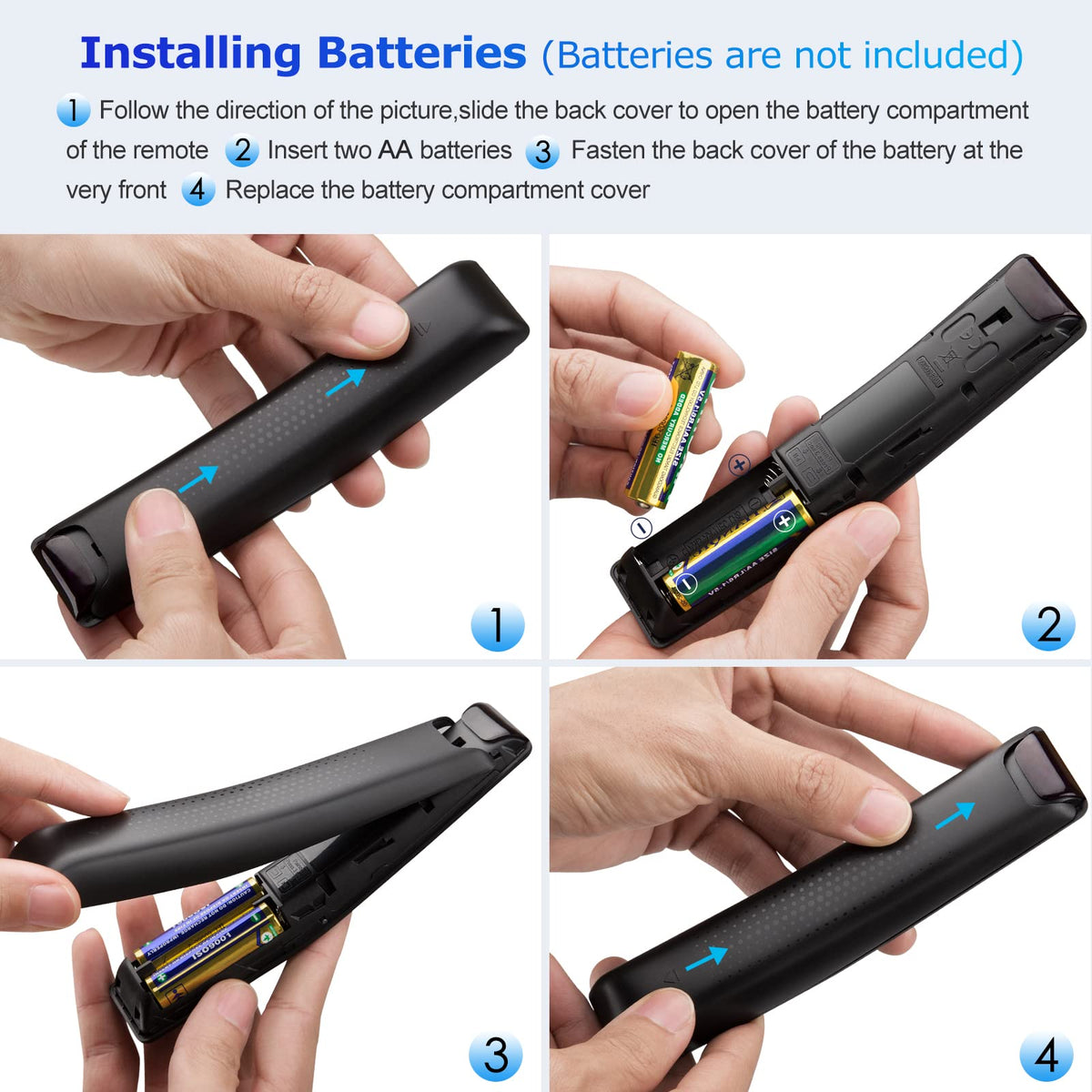 OMAIC universal remote compatibility chart shows broad Samsung model support
