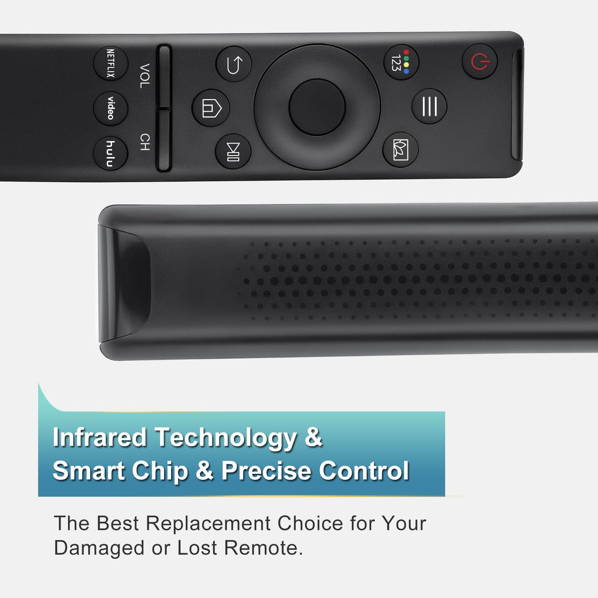 OMAIC universal remote packaging image for safe delivery and easy unboxing