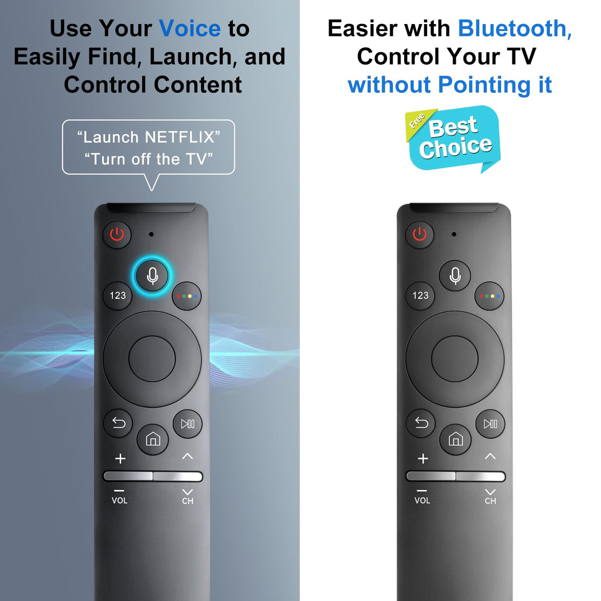 OMAIC BN59-1266A pairing process shows quick TV pairing