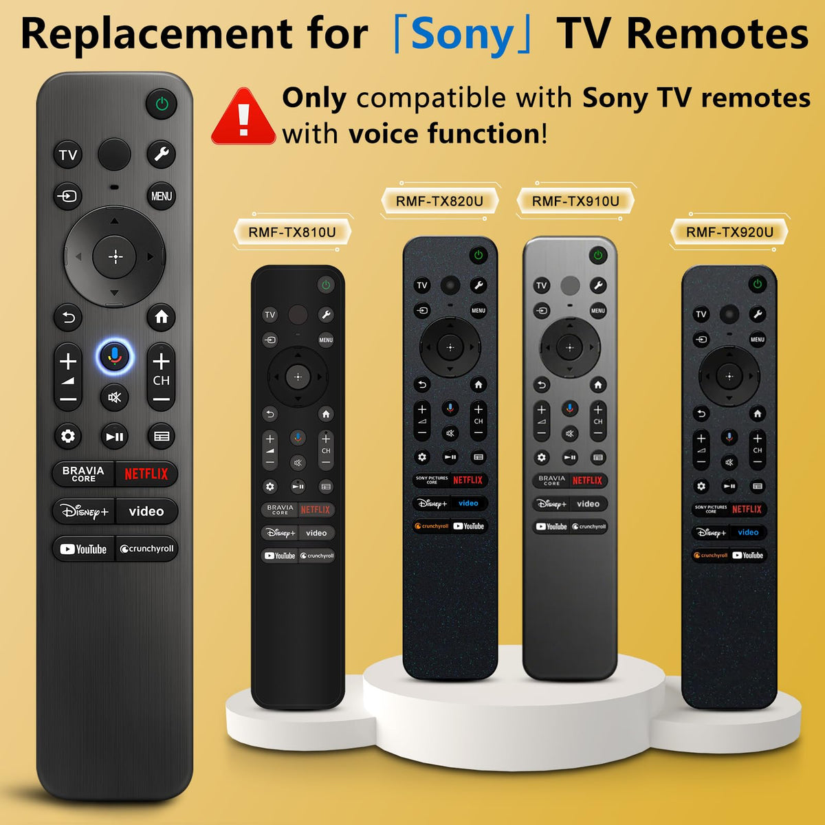 Pairing steps demonstration for the OMAIC remote with Sony Bravia TV.