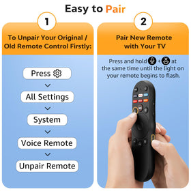 OMAIC XRT270 pairing steps image suggests quick setup.