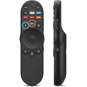 OMAIC XRT270 voice remote front view for Vizio TV with comfortable grip.