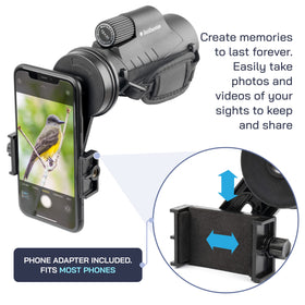 Omano Smithsonian smartphone adaptor attachment enables easy photo capture and sharing.