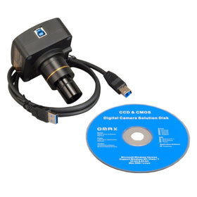 OMAX 18MP USB 3.0 camera captures sharp stills and video