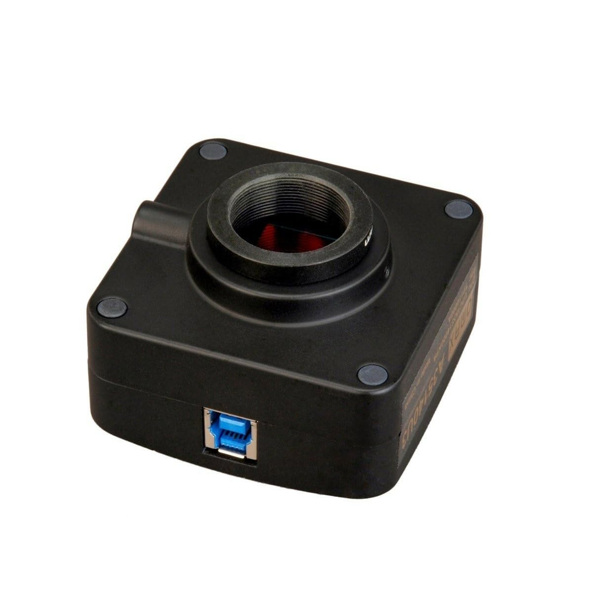 OMAX A3550U3 eyepiece adapters demonstrate versatile mounting options for microscopes.