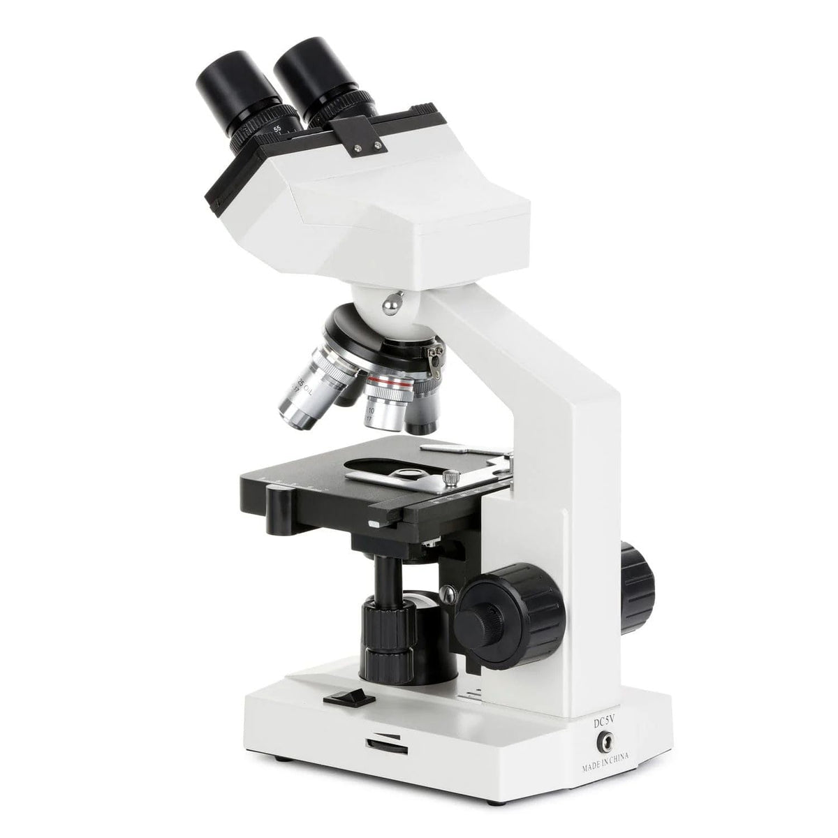 OMAX coaxial coarse and fine knob delivers smooth focusing.