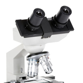 OMAX double-layer mechanical stage for precise slide positioning.