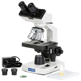 OMAX four achromat objective lenses yield sharp color-corrected imaging.