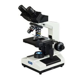 OMAX MD827S30L double-layer mechanical stage enables precise, smooth slide movement.