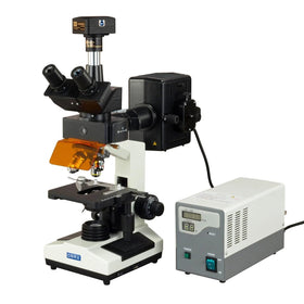 OMAX trinocular head 45-degree design for comfortable extended sessions