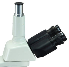 OMAX trinocular rotating head provides flexible viewing and easy collaboration.