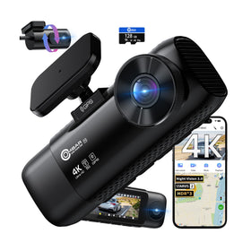 OMBAR T1 front 4K camera captures sharp road details for clear incident footage.