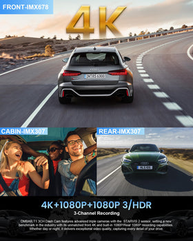 OMBAR T1 interior 1080p cabin camera monitors passengers with reliable coverage.