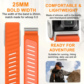 omee band attached to whoop 5.0 sensor demonstrating secure hold
