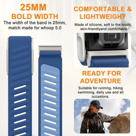 omee band worn while running showing breathable comfort