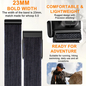 omee band on wrist running showing secure fit for active use